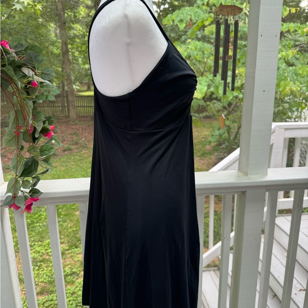 PATAGONIA CORRINE V-NECK QUICK DRY DRESS IN BLACK-Medium - Picture 4 of 7